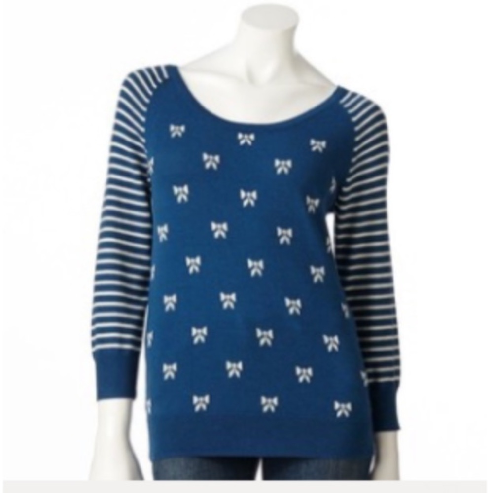 Lauren Conrad Bow Sweater